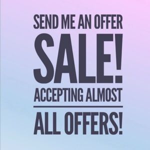 Reasonable offers accepted